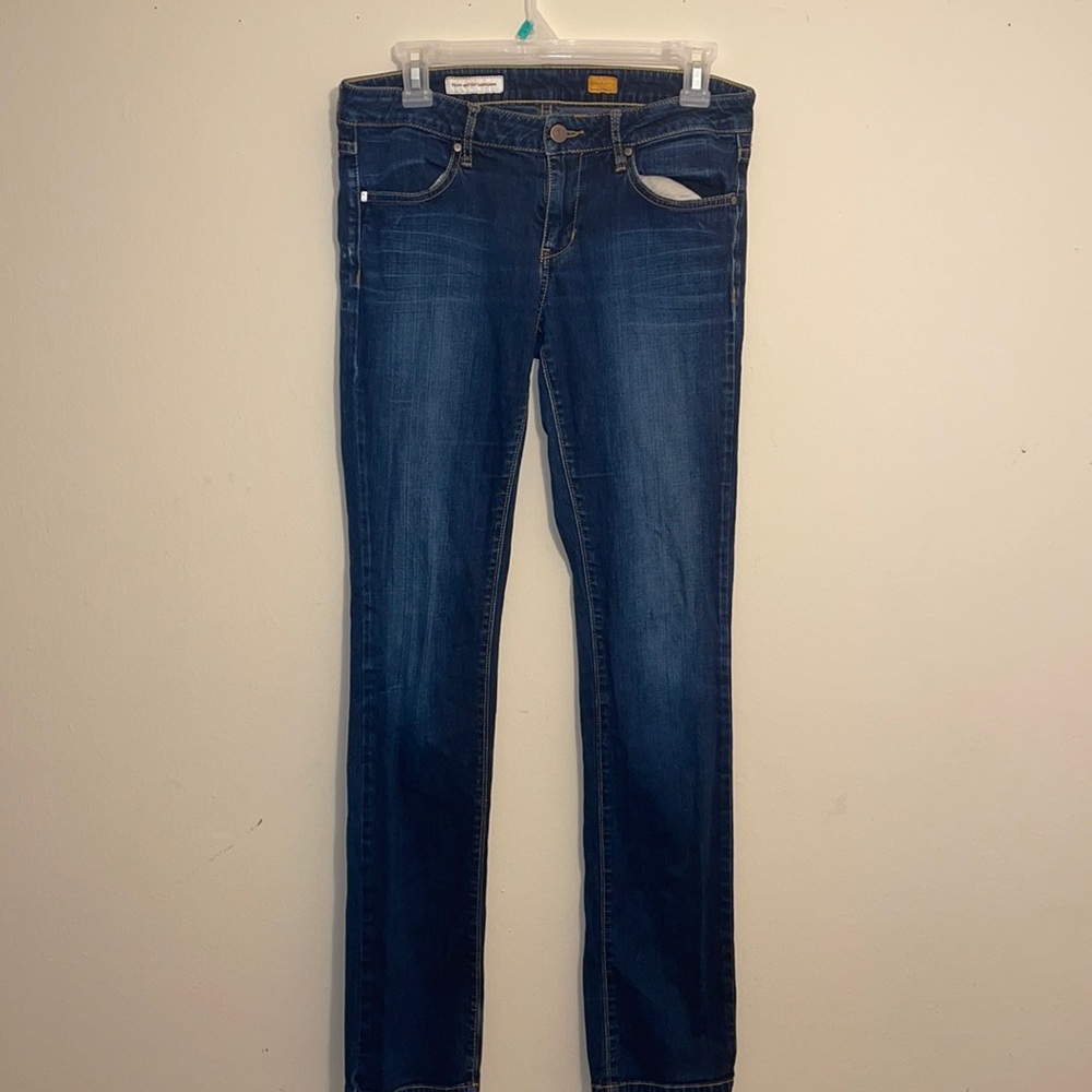 Pilcro & the Letterpress Low-Rise Straight Jeans